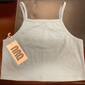 ARQ Crop Bralette - Large in Smoke Blue